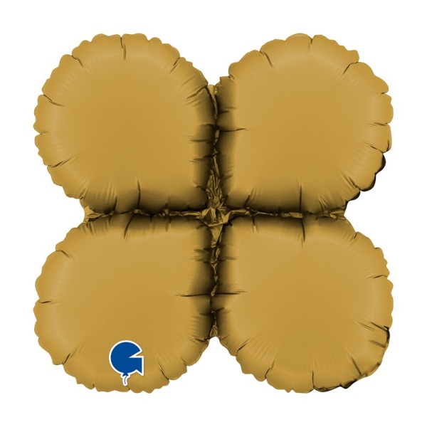 Balónková základna kapky saténová zlatá 66 cm