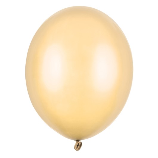 Balnky Strong 30 cm, Metalick svtle oranov (1 bal. / 10 ks)