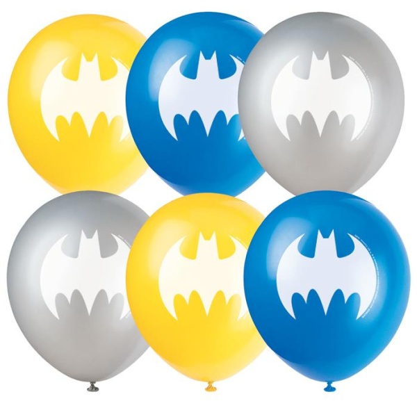 Levně Balónky latexové Batman 8ks - 30 cm