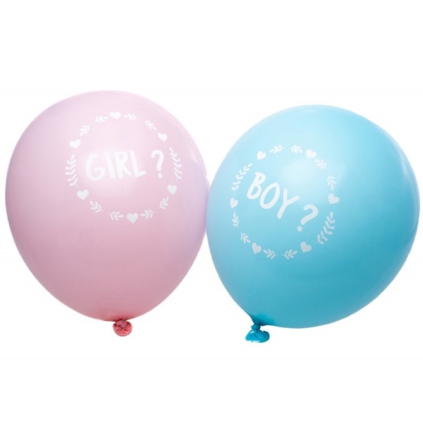 Balónky latexové Boy or Girl 27 cm 6 ks