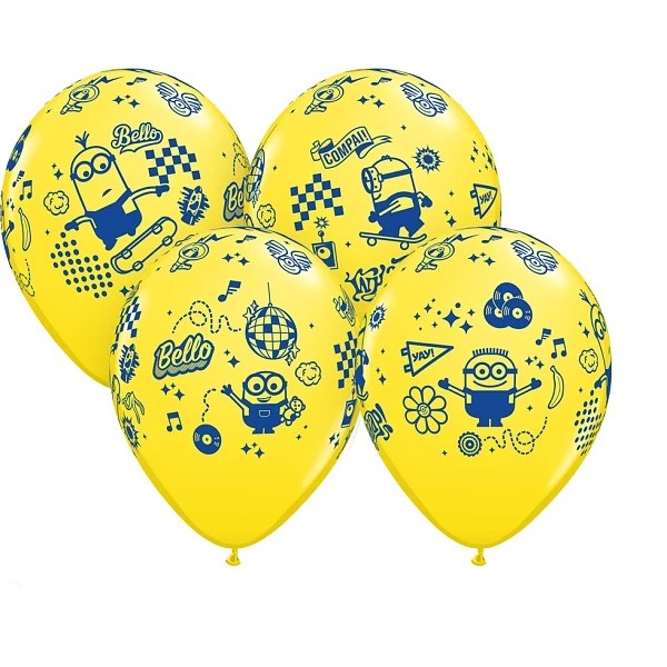 Balónky latexové Mimoni Padouch přichází 30 cm 6 ks