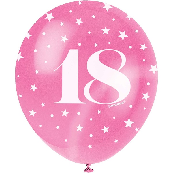 Balnky latexov . 18 s hvzdikami 30 cm 5 ks