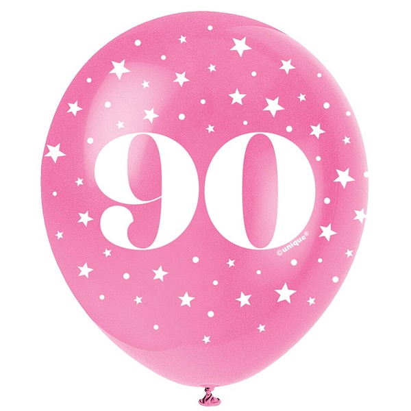 Balnky latexov . 90 s hvzdikami 30 cm 5 ks