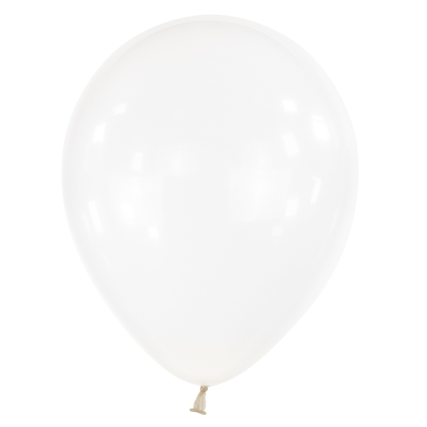 Balónky latexové dekoratérské Crystal Clear 35 cm 50 ks