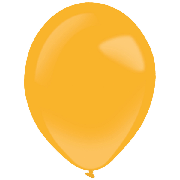 Balónky latexové dekoratérské Fashion oranžové 27,5 cm 50 ks