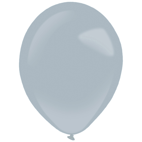 Balónky latexové dekoratérské Fashion šedé 35 cm 50 ks