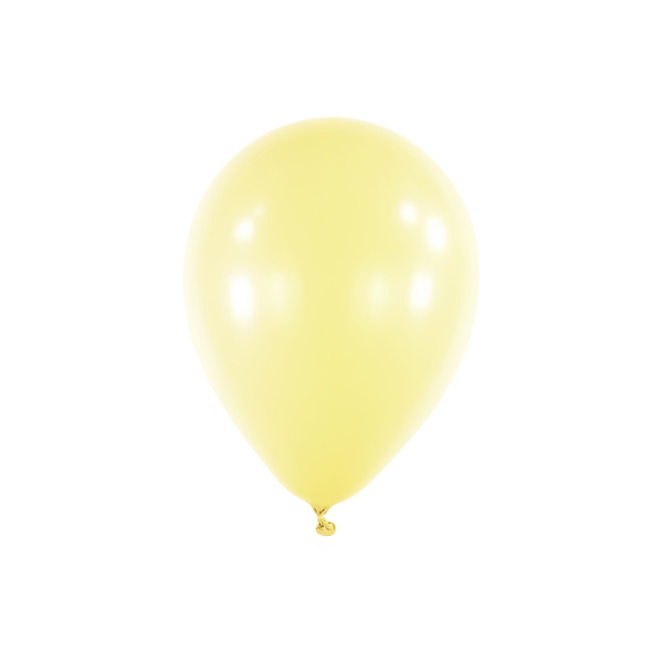 Balónky latexové dekoratérské Macaron žluté 13 cm 100 ks