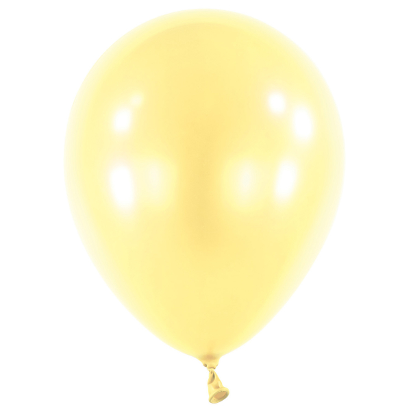 Balónky latexové dekoratérské Pearl žluté 35 cm 50 ks