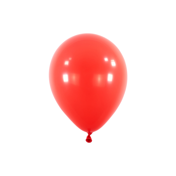 Balónky latexové dekoratérské Standard červené 12 cm 100 ks