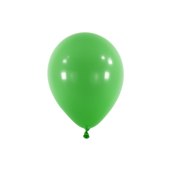 Balónky latexové dekoratérské Standard zelené 12 cm 100 ks