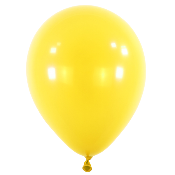 Balónky latexové dekoratérské Standard žluté 35 cm 50 ks