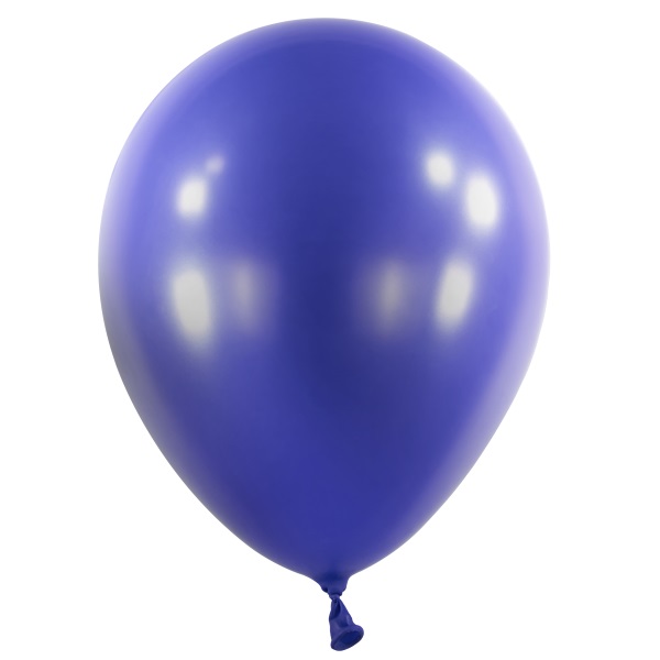 Balónky latexové dekoratérské metalické námořnicky modré 35 cm 50 ks