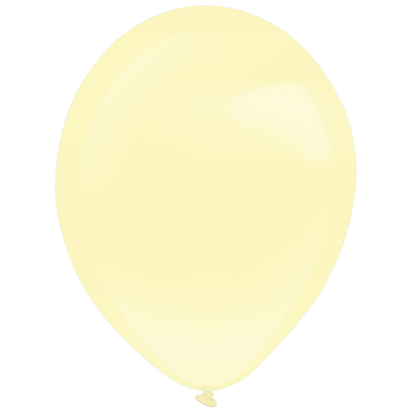 Balónky latexové dekoratérské perleťové krémové 27,5 cm 50 ks