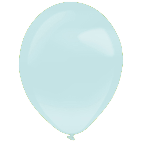Balónky latexové dekoratérské perleťové mintové 27,5 cm 50 ks