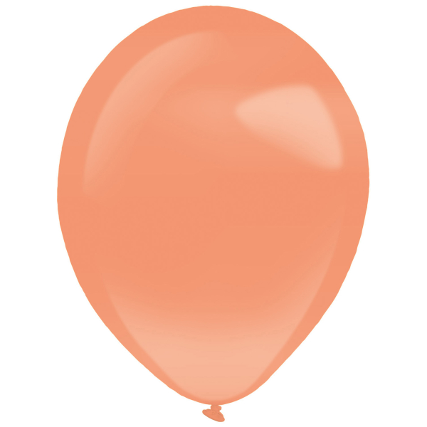 Balónky latexové dekoratérské perleťové oranžové 27,5 cm 50 ks