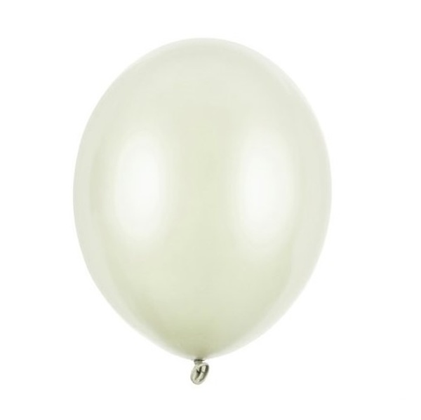 Balónky latexové metalické šampaň 23 cm 100 ks