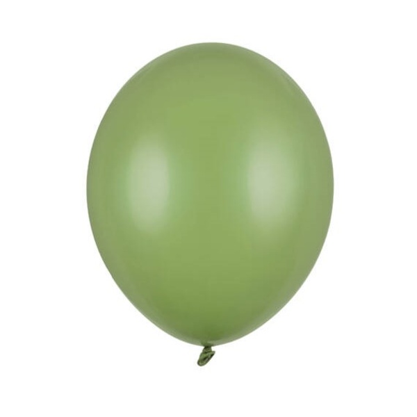 Balónky latexové pastelové rozmarýnově zelené 12 cm 100 ks