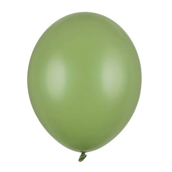 Levně Balónky latexové pastelové rozmarýnově zelené 23 cm 100 ks