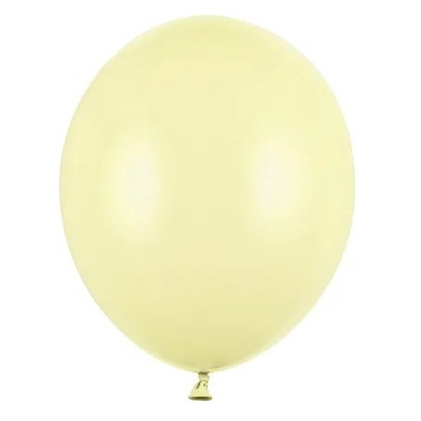 Levně Balónky latexové pastelové světle žluté 23cm 1ks