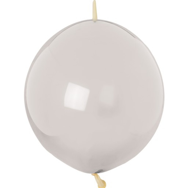 Balónky latexové spojovací dekoratérské Crystal Clear 30 cm 50 ks
