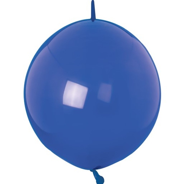 Balónky latexové spojovací dekoratérské Crystal modré 15 cm 100 ks