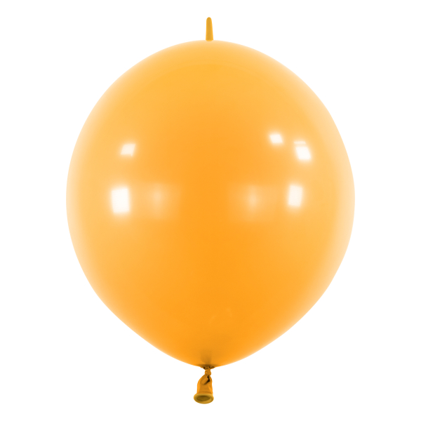Balónky latexové spojovací dekoratérské Fashion oranžové 30 cm 50 ks