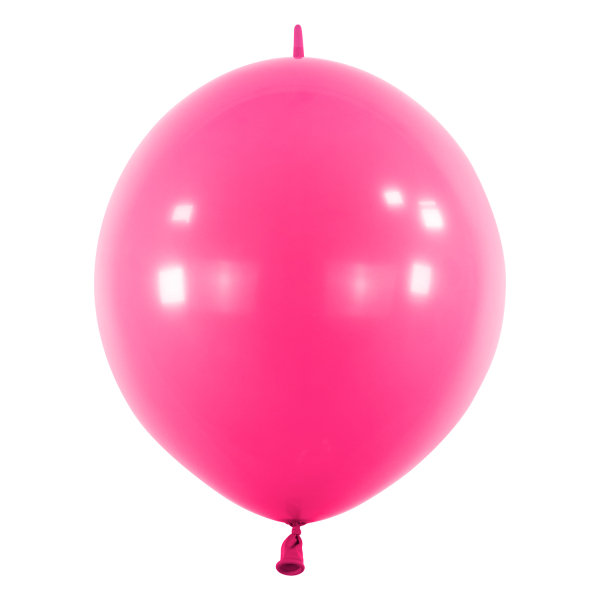 Balónky latexové spojovací dekoratérské Fashion tmavě růžové 30 cm 50 ks