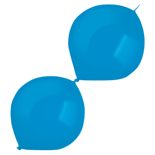 Balónky latexové spojovací dekoratérské pastelové modré 30 cm 50 ks