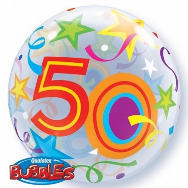 Levně Balónová bublina Qualatex – HB 50 56 cm