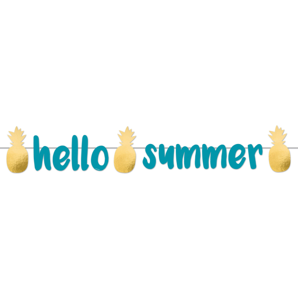 Hawaii party - Banner Ananas 18 x 125 cm