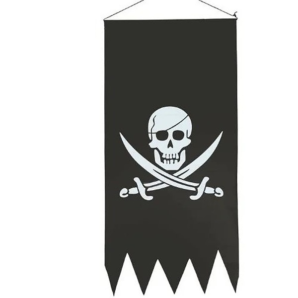 Levně Banner Pirát 40 x 80 cm
