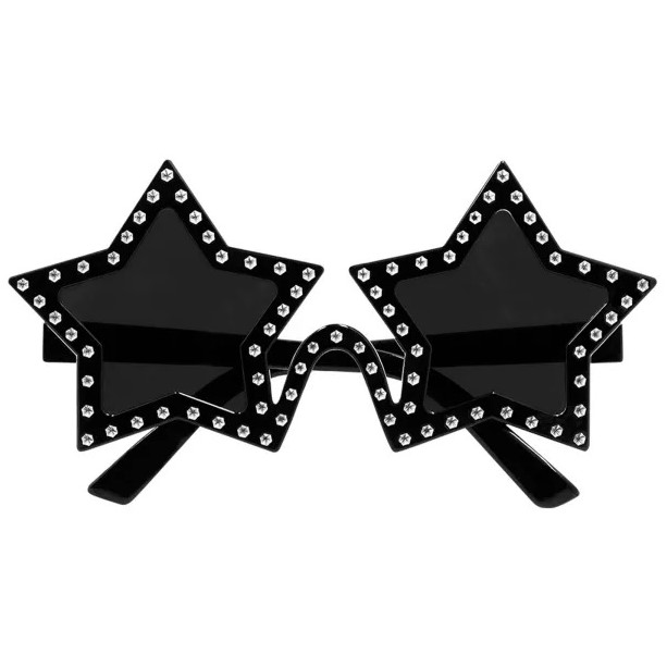 Brýle Party Rockstar černé