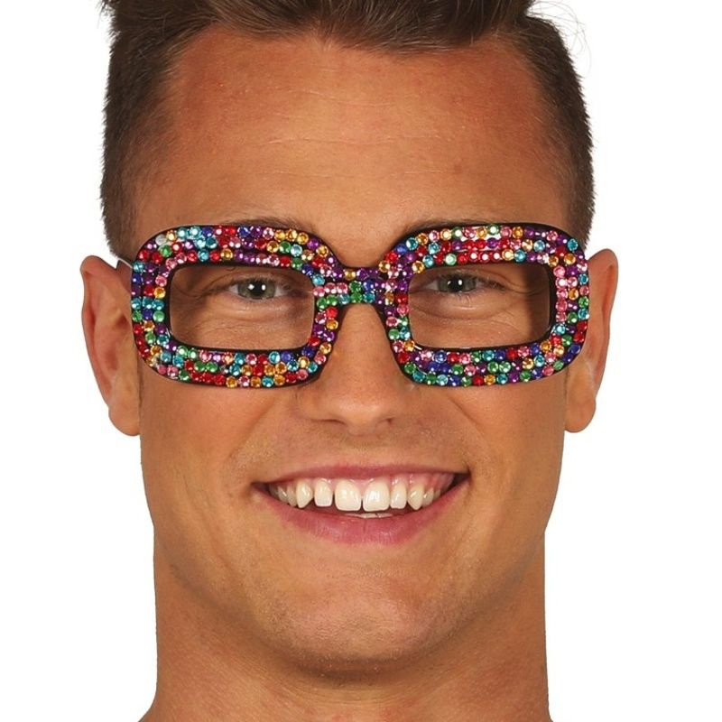 Brýle s kamínky multicolor