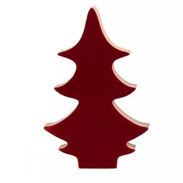 Dekorace stromeček červený 15 cm
