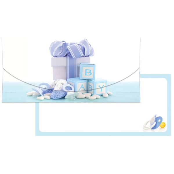 Dárková obálka Baby modrá