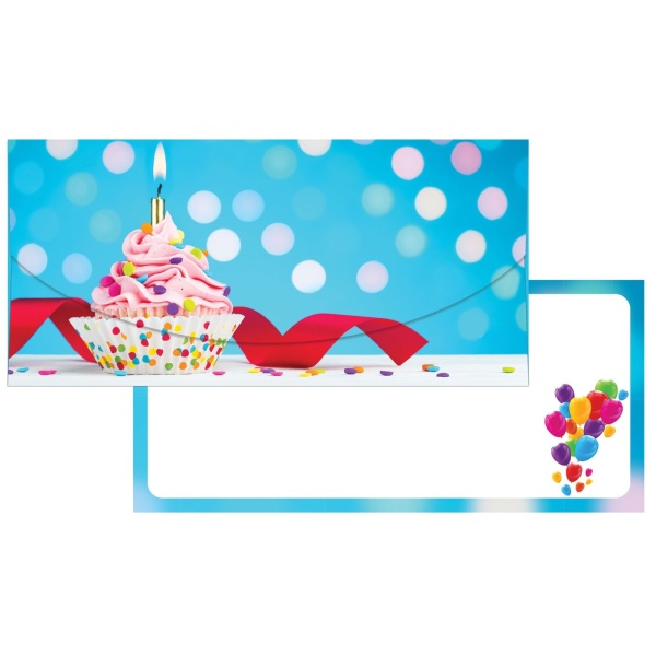 Dárková obálka Cupcake