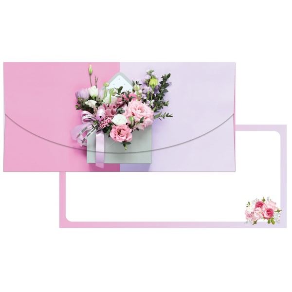 Dárková obálka Květiny