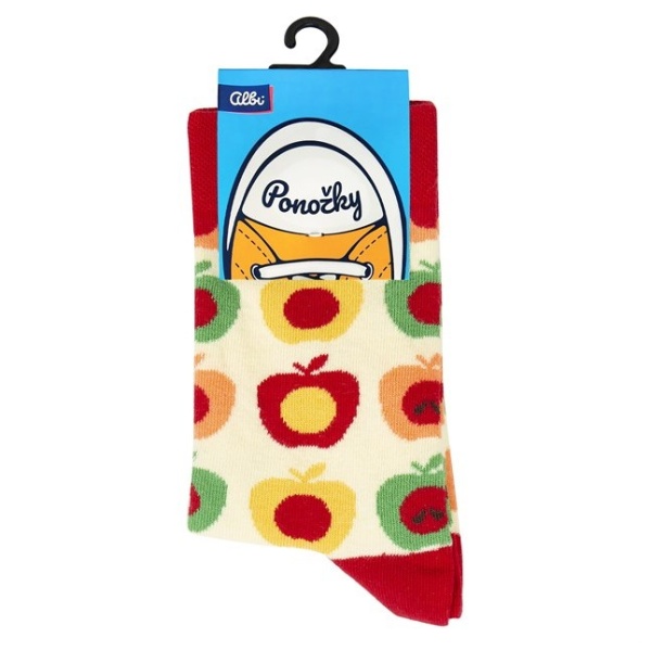 Dárkové ponožky Retro jablka