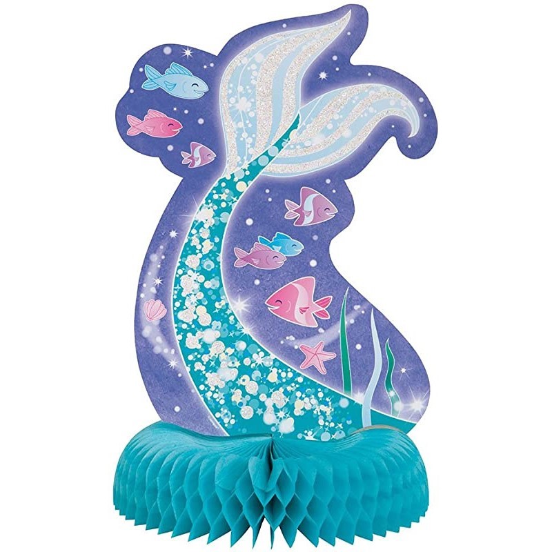 Levně Mermaid party - Dekorace na stůl Mermaid 35 cm