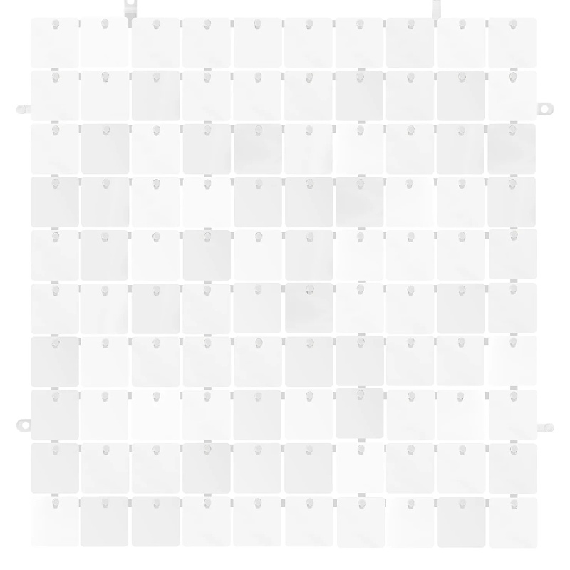 Dekorační čtvercový panel bílý 30x30 cm 1ks