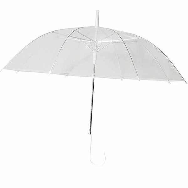 Levně Deštník transparentní
