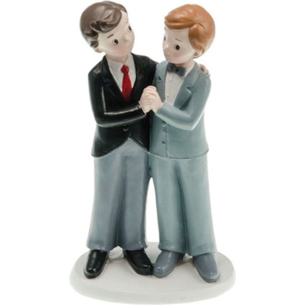 Levně Figurka svatební Gay boys 17 cm
