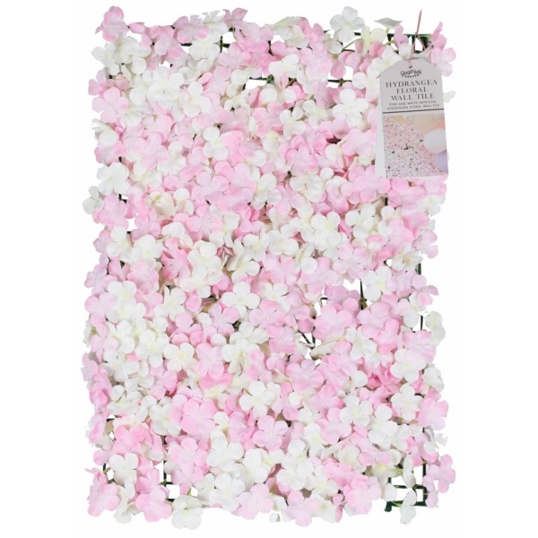 Fotopozadí květinové růžovo-bílé květy 60 x 40 cm