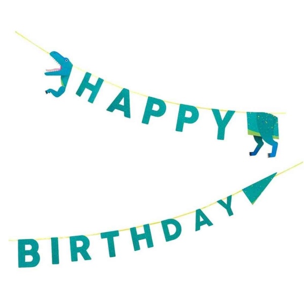 Levně Girlanda Happy Birthday Dinosaurus 2,5 m