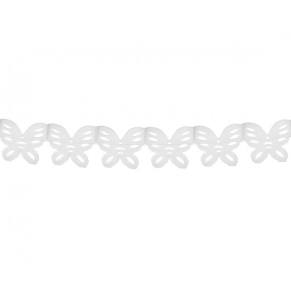 Girlanda Motýlci bílá 360 cm