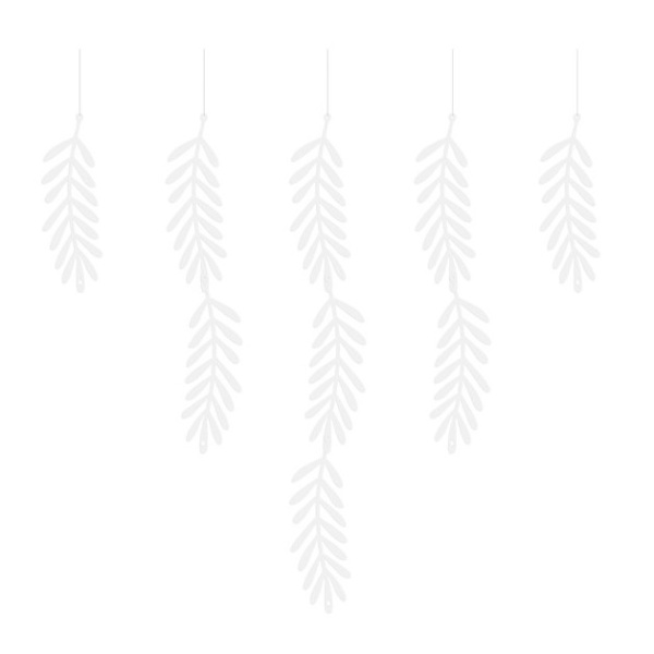 Girlanda Větvičky bílá 1,8 m