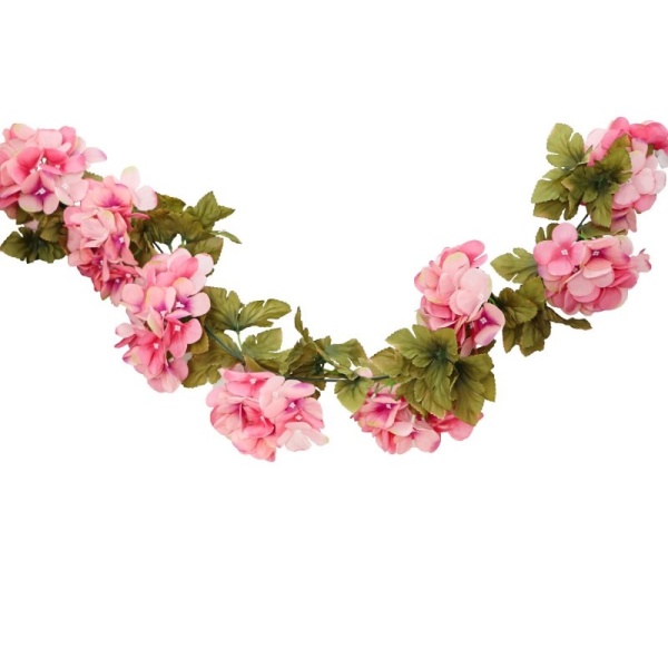 Girlanda květinová Hortenzie 220 cm