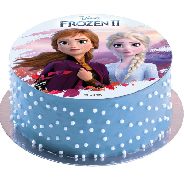 Jedlý papír na dort Frozen II 20 cm