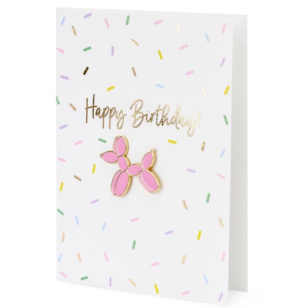 PŘÁNÍ S DÁRKEM - Balónkový pejsek Happy Birthday