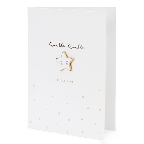 PŘÁNÍ S DÁRKEM - brož Hvězdička